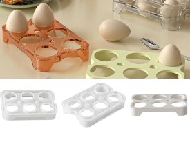 Molde silicona huevera 6 huevos